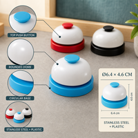 Sonnette interactive colorée pour appels de chiens et communication avec les chats, idéale pour l'entraînement canin et l'utilisation quotidienne à la maison