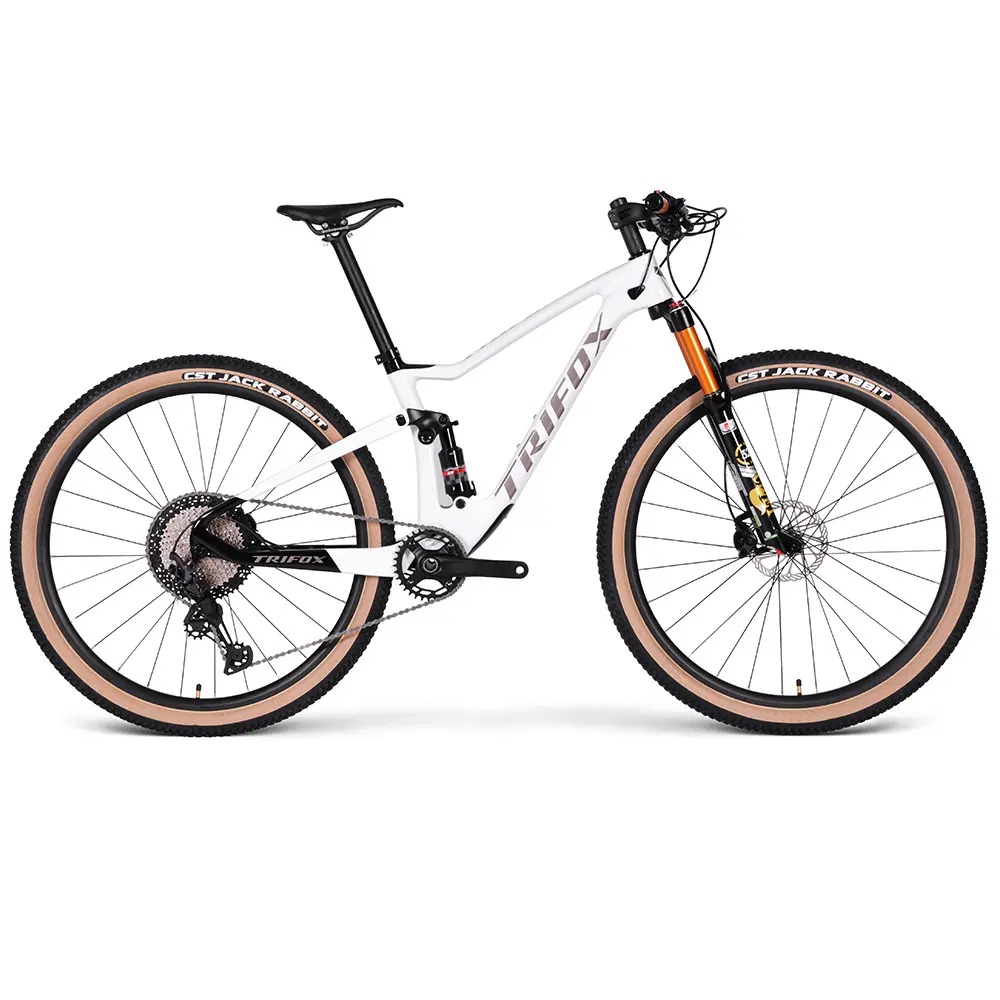 TRIFOX Carbon bike 29er sospensione idraulica mountain completa bici telaio in carbonio XC MTB 12 velocità MTB bicicletta