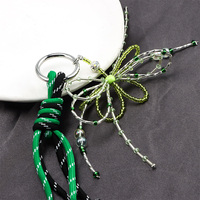 Libellule créative faite à la main Anti-perte perlée sac pendentif décoration téléphone breloque sangle sac ornement lanière