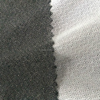 Entoilage élastique thermocollant 100 % polyester tricoté circulaire, toucher doux, largeur 150 cm pour vêtements