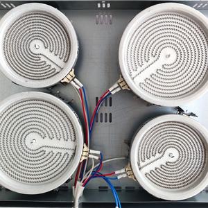 Plaque chauffante électrique en céramique pour la cuisson, plaque de cuisson infrarouge à double commande, brûleur de comptoir portable - Product Image 3