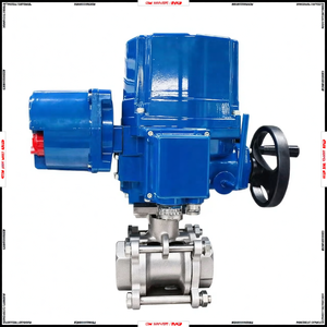 Vanne à bille électrique motorisée en acier inoxydable COVNA 90 jours de garantie HK60Q-EX-3PS, anti-explosion, filetée - Product Image 2