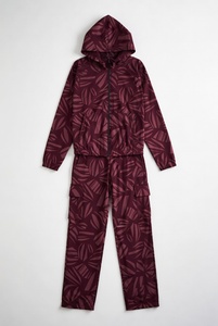 Ensemble de survêtement unisexe tie-dye à capuche avec fermeture éclair intégrale, coupe ample, décontracté, pour l'automne, taille adulte - Product Image 6