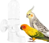 Mangeoire et abreuvoir suspendus en ABS pour oiseaux, bol automatique pour aliments et eau pour perruches, calopsites, agapornis, perroquets
