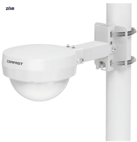 Point d'Accès Sans Fil Comfast CF-WA933 Extérieur Longue Portée WiFi 6 AP Mesh AX3000 Double Bande Étanché POE Répéteur WiFi