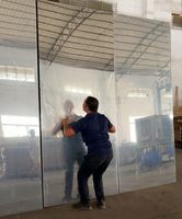 Panneaux muraux en PVC miroir haute densité avec placage de bois de bambou et charbon de bois pour décoration intérieure