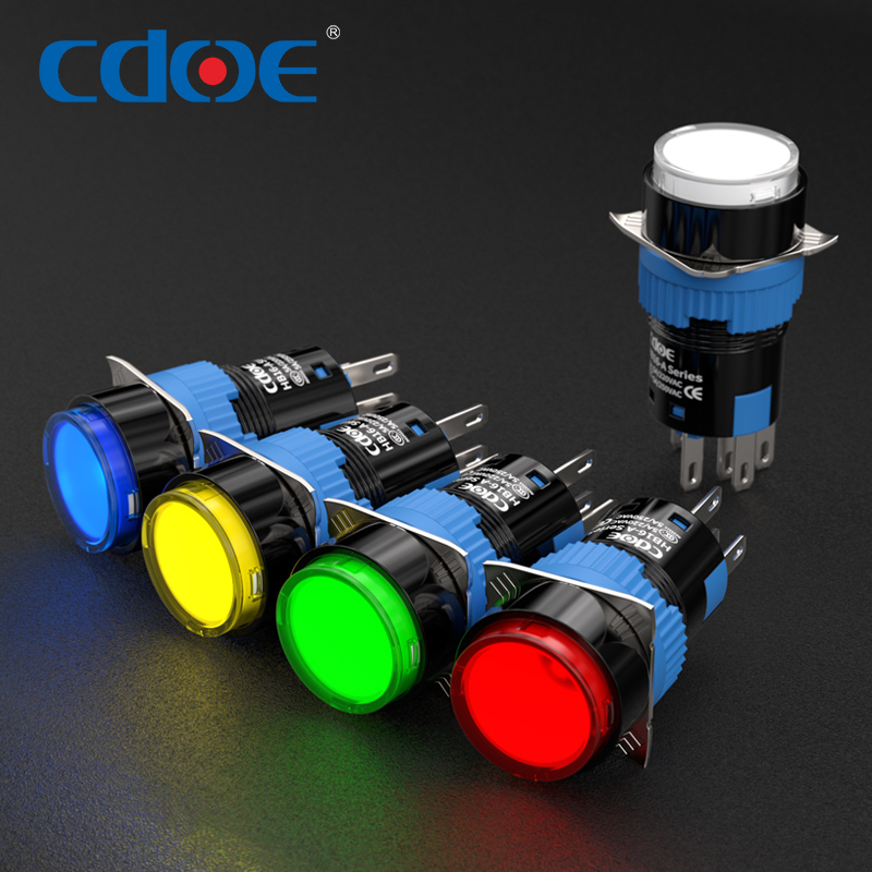 16mm Waterproof Push Button Switch IP40