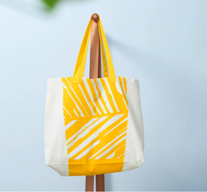 Bolsa de Compras de Lona de Gran Capacidad, Gruesa, Reutilizable, con Asa Resistente y Correa para el Hombro, Personalizable con Logotipo, Moderna - Product Image 3