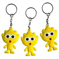 Promotion d'usine de Guangzhou, porte-clés en caoutchouc écologique, personnalisé, PVC souple de haute qualité