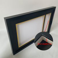 Chine Usine Noir 11x20 pouces Diplôme Certificat Cadre 5x7 6x8 Cadre Photo 8.5x11open Diplôme Certificat Cadre