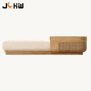 Tumbona <span class=keywords><strong>de</strong></span> Ratán y <span class=keywords><strong>Madera</strong></span> <span class=keywords><strong>de</strong></span> Teca <span class=keywords><strong>de</strong></span> Alta Gama para Exteriores, Muebles <span class=keywords><strong>de</strong></span> Patio, Silla Tipo Chaise Longue, Resistente a la Intemperie, Tumbona <span class=keywords><strong>de</strong></span> <span class=keywords><strong>Madera</strong></span> para Exteriores - Product Image 6
