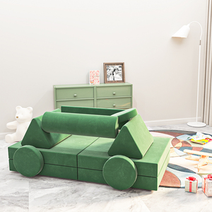 Canapé modulaire <span class=keywords><strong>Super</strong></span> Luxe Château 25 pièces/ensemble Multifonctionnel avec housse de canapé en tissu hypoallergénique Sûr pour les enfants Jouant sur le canapé - Product Image 4