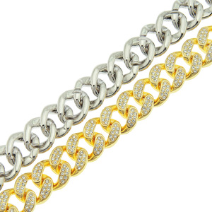 Trendy Man Style <b>Set</b> <b>Bracelet</b> Cuban Chain <b>Bracelet</b> Domineering and Cool Full Wide <b>Bracelet</b> Jewelry Tanjing - Product Image 5