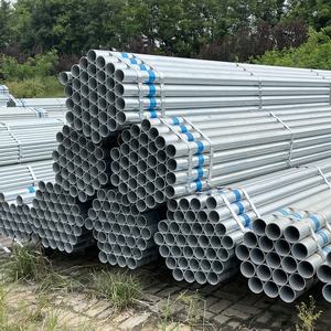 Galvanizado Bs1387 Clase B <span class=keywords><strong>De</strong></span> 3,2mm Y 4mm. Con Capa Gruesa <span class=keywords><strong>De</strong></span> Zinc <span class=keywords><strong>De</strong></span> 42 Um Y 45 Um. Tubos Redondos <span class=keywords><strong>De</strong></span> Acero Galvanizad - Product Image 5