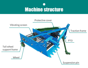 Machines agricoles 1 rangée arracheuse de pommes de terre arracheuse de patates douces - Product Image 5