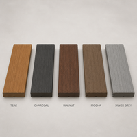 Planche de bardage composite ASA de 3e génération 3000x150x12mm avec bordure WPC R11 antidérapante Euroclasse B