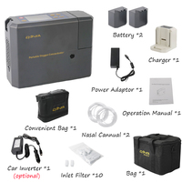 Concentrateur d'oxygène portable rechargeable 5L, mini machine à oxygène, vente chaude