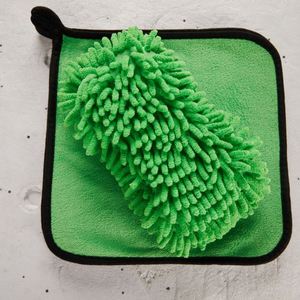Double-Sided Bear Paw Thickened Chenille Cloth Multi-Functional Towel <b>Car</b> Wash Gloves <b>Model</b> C0077 - Product Image 4
