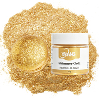 Pigment comestible scintillant rouge sans E171, poudre de lustre comestible pour la pâtisserie, 10g pour la décoration de gâteaux d'Halloween et de Noël