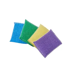 Scouring Pad Cleaner Spons Gosok Logam Baja Cuci untuk Membersihkan Dapur