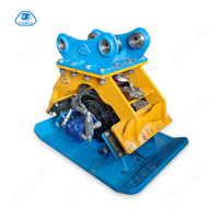 Nouveaux accessoires pour excavatrices, plaque compacteuse en béton, compacteur hydraulique vibrant pour excavatrices de 10 à 35 tonnes, garantie d'un an