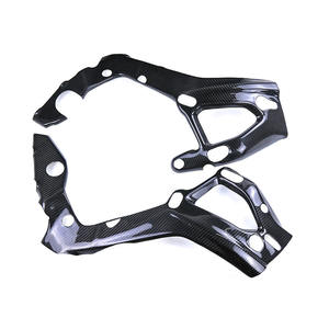 Cubierta de cuadro ligera de fibra de carbono 3K 2x2 con tejido de sarga y fijación directa para S1000RR 2019-2025 - Product Image 1