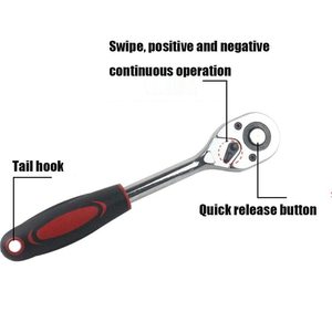 12 in 1 Heavy Duty Socket <strong>Set</strong> 1/2 Chrome Vanadium Steel Hex Socket <strong>Ratchet</strong> <strong>Spanner</strong> Tool Kit Hardware Combination Wrench <strong>Set</strong> - Product Image 2