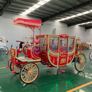 Calèche royale électrique populaire pour mariages / Calèche de transport spéciale de haute qualité pour mariages - Product Image 2