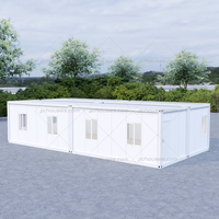 Maison mobile de luxe préfabriquée en Chine, isolée, avec toit en verre, exportable, en kit, type conteneur