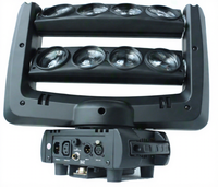 Nouvelle tête mobile LED Spider Beam Pro Light Eight Eyes RGBW 2014 avec contrôle DMX512, indice de protection IP68, 8 angles de faisceau