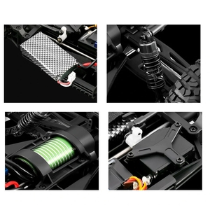 2022 최고의 저렴한 RC 자동차 HBX 901A RTR 1/12 스케일 2.4G 4WD 50 km/h 브러시리스 모터 RC Basher 버기 오프로드 LED 라이트 트럭 완구 - Product Image 6