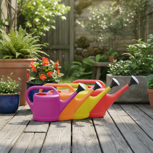 Arrosoir de jardin portable 10L à long bec, outils d'arrosage pour la maison, arrosoir en plastique pour plantes - Product Image 3