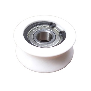 Rouleau en céramique solide avec roulement 99 #   Poulie de guidage de fil blanc, Pièces de machine à tresser - Product Image 1