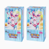 Promoción genuina China Paquete de gemas únicas V2 Fabricante de tarjetas de juego Impresión Anime Pokemoned Booster Box