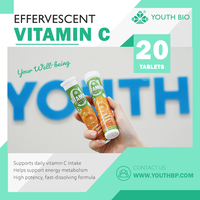Comprimés effervescents de vitamine C OEM ODM pour maintenir l'équilibre nutritionnel quotidien général, complément alimentaire, marque privée
