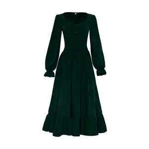 2024维多利亚时代服装文艺复兴时期服装女性哥特式中世纪婚纱