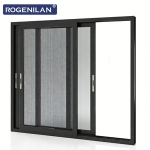 Fenêtre coulissante en aluminium à double vitrage ROGENILAN AS2047, résistante au vent, à économie d'énergie, avec verre trempé pour l'extérieur - Product Image 2