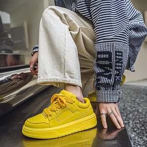 Piatti Chaussures di alta qualità alla moda scarpe da skateboard Casual Sole spesse altezza miglioramento scarpe da tavola alla moda per gli uomini - Product Image 2