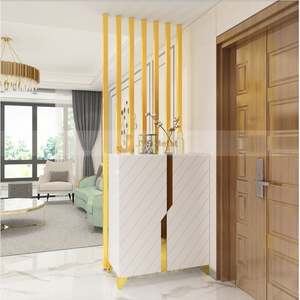 Divisores de Habitaciones Decorativos Impermeables de Acero Inoxidable Hechos a Medida, Paneles de Vidrio Translúcido para Interiores Modernos - Product Image 4