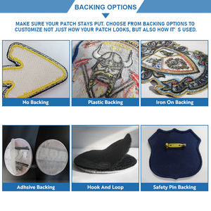 Parches Bordados Termoadhesivos Personalizados y Ecológicos con Diseños de Corazón y Flores para Equipos Deportivos y Ropa Deportiva - Product Image 4