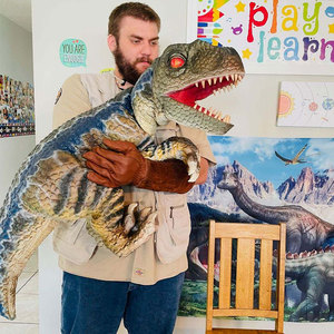 Công viên chủ đề Jurassic Live Show bé khủng long thực tế Rối tay - Product Image 1