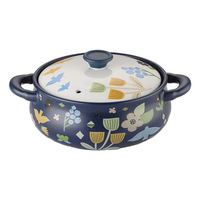 Casserole Spéciale Restaurant Usage Domestique, Pot de Cuisine en Céramique pour Cuisinière à Gaz 1.8L 2.5L 4L, Marmite à Soupe en Terre Cuite