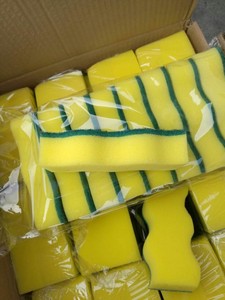 Vente en gros en vrac Prix bon marché Éponges en PU avec tampon à récurer Éponges de nettoyage de la vaisselle Éponge de nettoyage de cuisine pour le ménage - Product Image 3