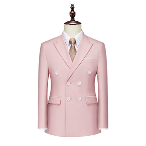 <span class=keywords><strong>Traje</strong></span> Morado Casual de Negocios para <span class=keywords><strong>Hombre</strong></span> con Doble Botonadura para Exportación Transfronteriza Abrigo Individual de Alta Calidad - Product Image 2