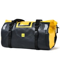 Sac et sac à dos de queue de moto de grande capacité imperméables | Bagages de siège arrière universels en PVC pour l'aventure