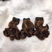 YUNSEN Super Double Dessiné Droite Indien Remy Cheveux Tisse 100% Cuticule Brute Alignée Cheveux Bundle De Chongqing