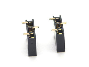 Conector de cabezal hembra de paso de 2,54mm Fila única SMT H: 7,1mm 1*3P - Product Image 4