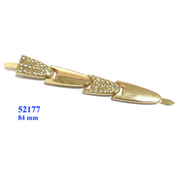 Offres Spéciales argent chaîne de chaussures dames métal strass boucles de chaussures accessoires