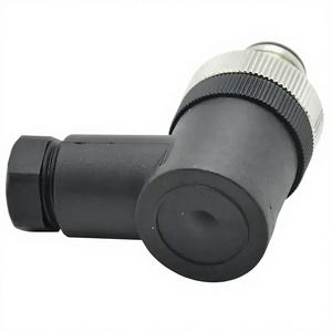 ขั้วต่อกันน้ำ M12 คุณภาพสูง IP67 แบบตัวผู้ ขั้วต่อ M12 รหัส A 4 ขา แบบมุมฉาก - Product Image 2