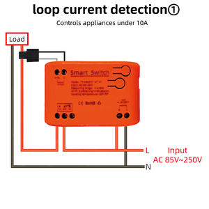 AC110V 220V Tuya App Compteur d'énergie WiFi bidirectionnel intelligent avec 2PCS 80A CT Transformateurs de courant Pinces Compteur de puissance Voltmètre Ampèremètre - Product Image 3